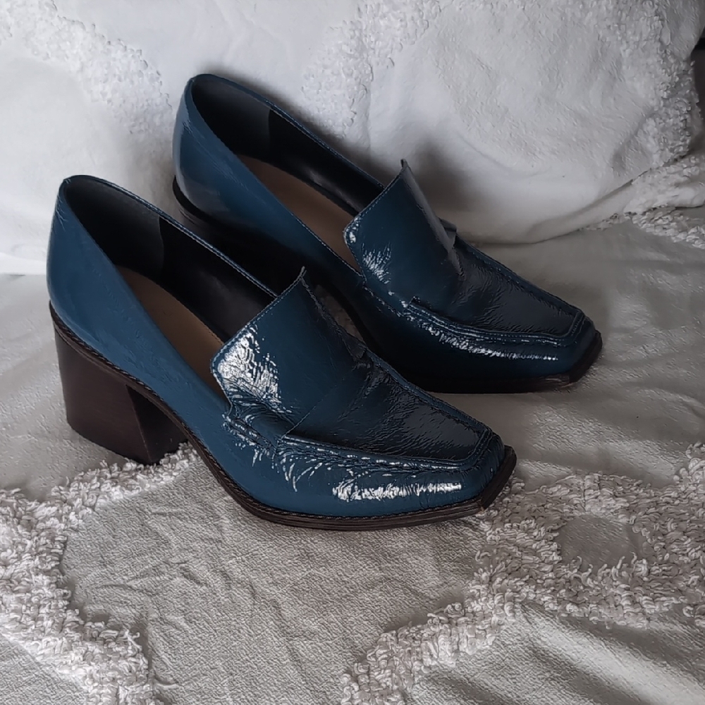 Elegant Teal Blue Women's Loafers